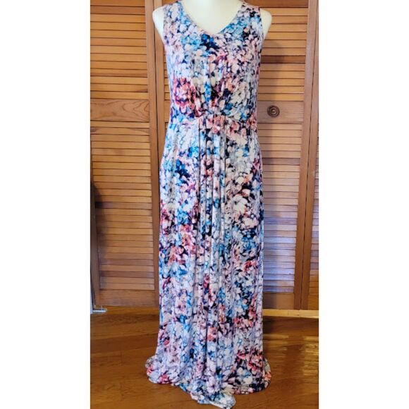 Size Large Saint Tropez West Womens Maxi Dress - Picture 3 of 9